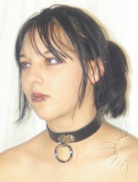 Thick Buckling Collar with Loop and Ring